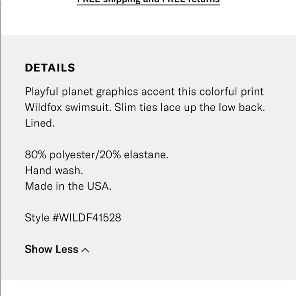 Wildfox Space Cadet One Piece Swimsuit - Picture 3 of 4